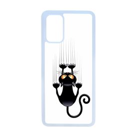 kapaszkodó macska macskás cica cicás Samsung Galaxy S20 Plus átlátszó tok