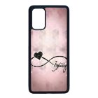 csajos lila infinity infinitis végtelen Samsung Galaxy S20 Plus fekete tok