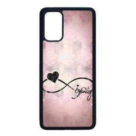 csajos lila infinity infinitis végtelen Samsung Galaxy S20 Plus fekete tok