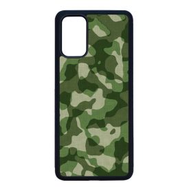terepszin camouflage kamuflázs Samsung Galaxy S20 Plus fekete tok