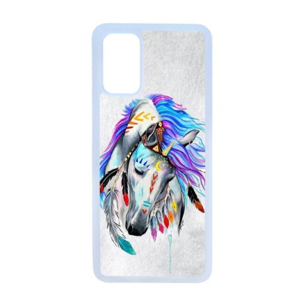 lovas indián ló art művészi native Samsung Galaxy S20 Plus átlátszó tok