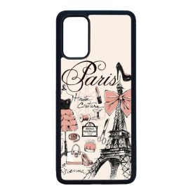 paris párizs eiffel torony tornyos Samsung Galaxy S20 Plus fekete tok