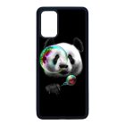 panda pandás Samsung Galaxy S20 Plus fekete tok