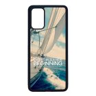 Minden nap egy új kezdet vitorlás tenger nyár Samsung Galaxy S20 Plus átlátszó tok