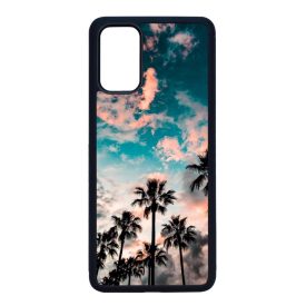 Pálmafa nyár Samsung Galaxy S20 Plus fekete tok