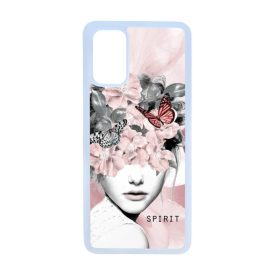 Spirit woman art tavaszi viragos ajándék nőknek valentin napra Samsung Galaxy S20 Plus átlátszó