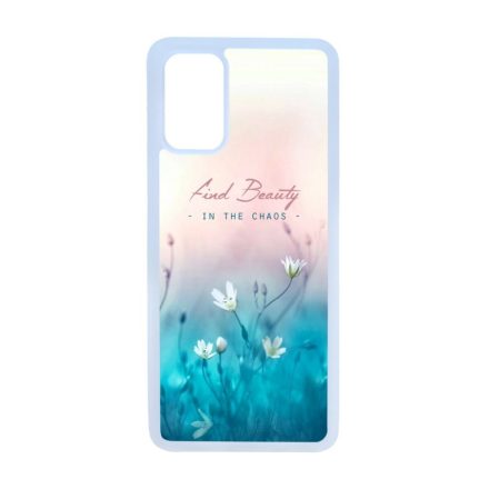 virágos tavaszi art Samsung Galaxy S20 Plus átlátszó tok