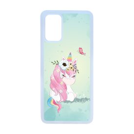 Édes unikornis és a Pillangó unicorn egyszarvú Samsung Galaxy S20 Plus tok