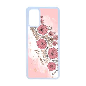 Kérd a neveddel - RoseGold Matyó magyar mintás hungarian folk Samsung Galaxy S20 Plus tok