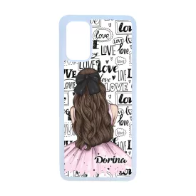 Kérd a Neveddel - LOVE Girl szerelem valentin napi Samsung Galaxy S20 Plus tok