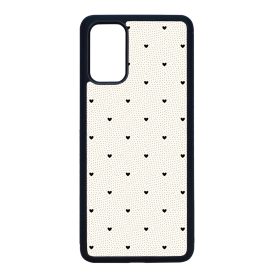 Elegáns szívecskés - CREAM - szives csajos Samsung Galaxy S20 Plus tok