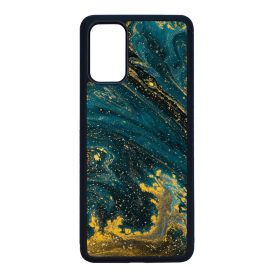 Luxury Blue Aranylo marvany Samsung Galaxy S20 Plus tok