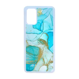 Ocean Blue Gold marvanyos marvany mintas Samsung Galaxy S20 Plus tok