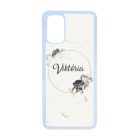 marble marvany mintas Rozsa viragos Samsung Galaxy S20 Plus tok