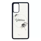 marble marvany mintas Rozsa viragos Samsung Galaxy S20 Plus tok