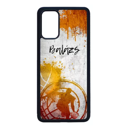 Kerd a Neveddel Grunge Kosarlabda Samsung Galaxy S20 Plus tok