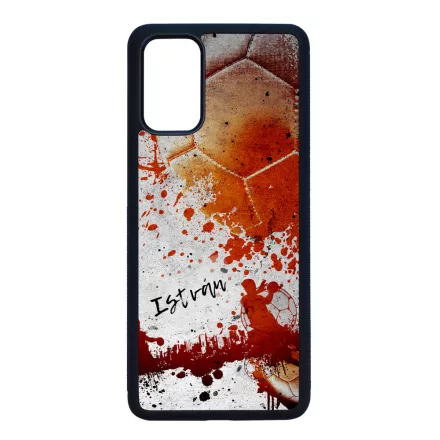Kerd a neveddel RED kezilabda mintas Samsung Galaxy S20 Plus tok