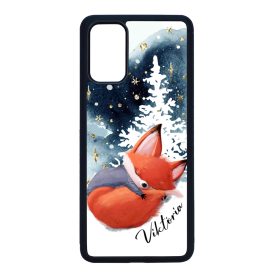 Tündéri róka - Téli mintás Samsung Galaxy S20 Plus tok