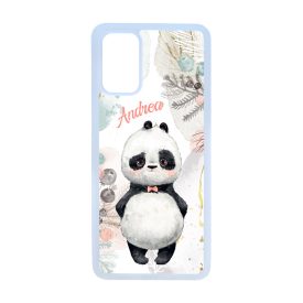 Édes kis Panda - Téli mintás Samsung Galaxy S20 Plus tok
