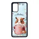 Kakaós hörcsög - Téli mintás Samsung Galaxy S20 Plus tok