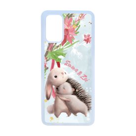 Nyuszi és Süni - Téli mintás Samsung Galaxy S20 Plus tok