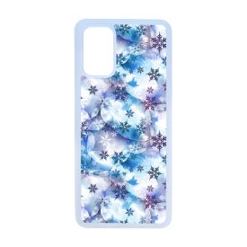 Téli Szépséges Hópihe mintás Samsung Galaxy S20 Plus tok