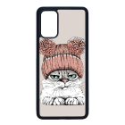 Cuki sapkás cica Samsung Galaxy S20 Plus tok