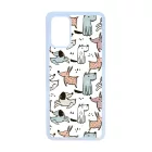 Tündéri rajzolt kutya mintás Samsung Galaxy S20 Plus tok