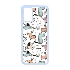 Tündéri rajzolt kutya mintás Samsung Galaxy S20 Plus tok