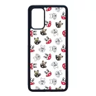 Cuki kávé és kutya mintás Samsung Galaxy S20 Plus tok