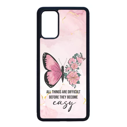 Pillango viragos motivacios Samsung Galaxy S20 Plus tok