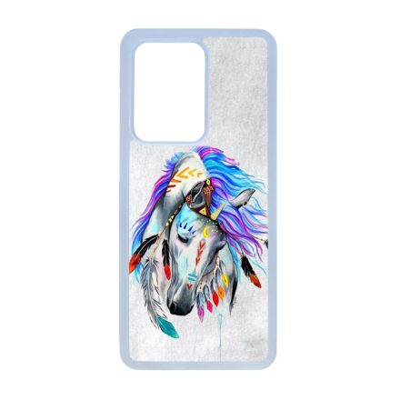 lovas indián ló art művészi native Samsung Galaxy S20 Ultra átlátszó tok