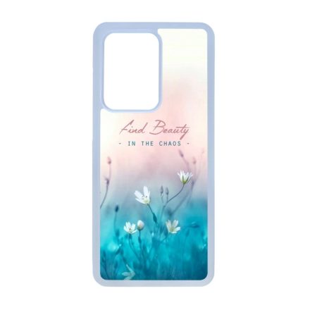virágos tavaszi art Samsung Galaxy S20 Ultra átlátszó tok