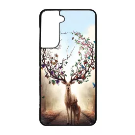 erdő szarvas őz négy évszak Samsung Galaxy S21 FE tok