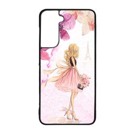 virágos fashion menyasszony párizs paris eiffel torony tavaszi Samsung Galaxy S21 FE tok