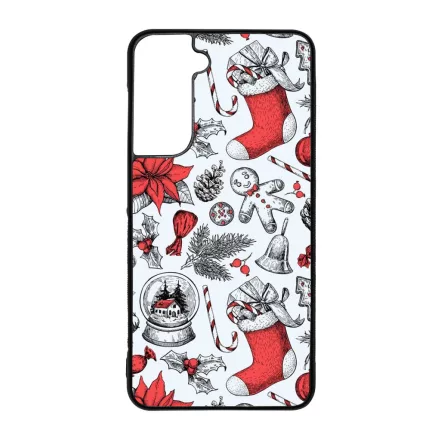 téli karácsonyi mintás textúra Samsung Galaxy S21 FE tok