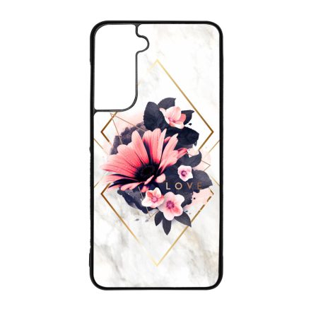 Marble Love marvany mintas viragos Samsung Galaxy S21 FE tok
