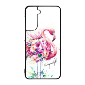 Álomszép Flamingo tropical summer nyári Samsung Galaxy S21 FE tok