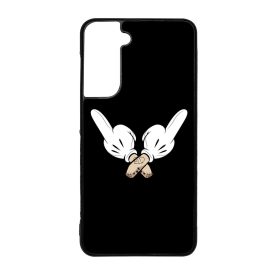 Anti social Mickey Antisocial Antiszocialis Meno Trendi Samsung Galaxy S21 FE tok