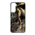 Luxury Golden Black marvanyos marvany mintas Samsung Galaxy S21 FE tok