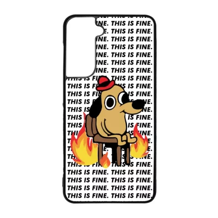 This is fine DOG kutyas meme Samsung Galaxy S21 FE tok