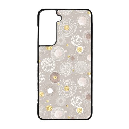 Csodaszép Aranyló téli mintás Samsung Galaxy S21 FE tok