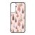 Rózsaszín karácsonyi fenyőfa mintás Samsung Galaxy S21 FE tok
