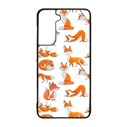 Rajzolt Róka mintás Samsung Galaxy S21 FE tok
