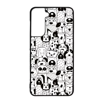 Aranyos kutya mintás Samsung Galaxy S21 FE tok