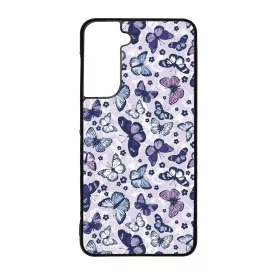 Gyonyoru lila pillangok Samsung Galaxy S21 FE tok