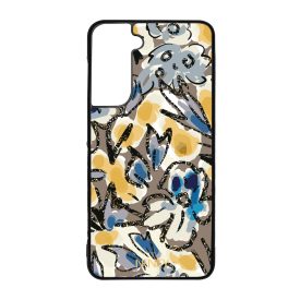 Művészi kék virágzás Samsung Galaxy S21 FE tok