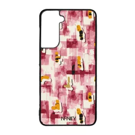 Művészi tavaszi méhecskék Samsung Galaxy S21 FE tok