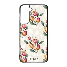 Gyönyörű tulipános Art Samsung Galaxy S21 FE tok