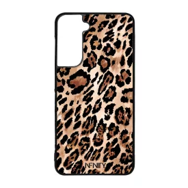 Klasszikus leopárd mintás Samsung Galaxy S21 FE tok